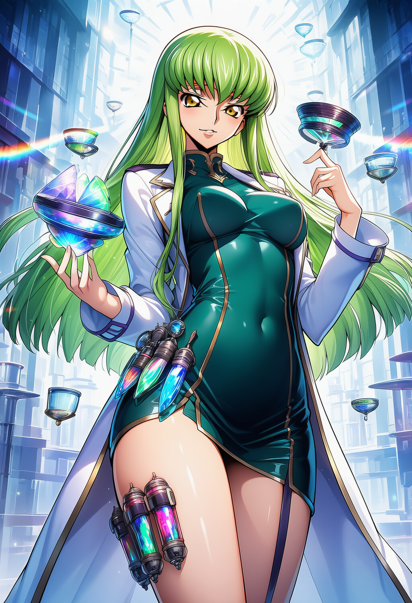 虹彩抽出技師 — Iris Extraction Engineer | の人気AIイラスト・グラビア