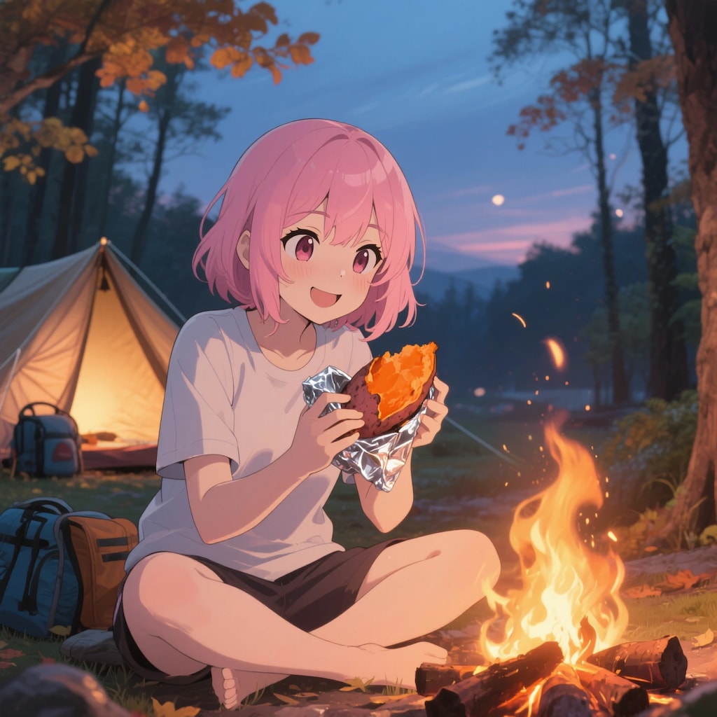 ソロキャン焼き芋