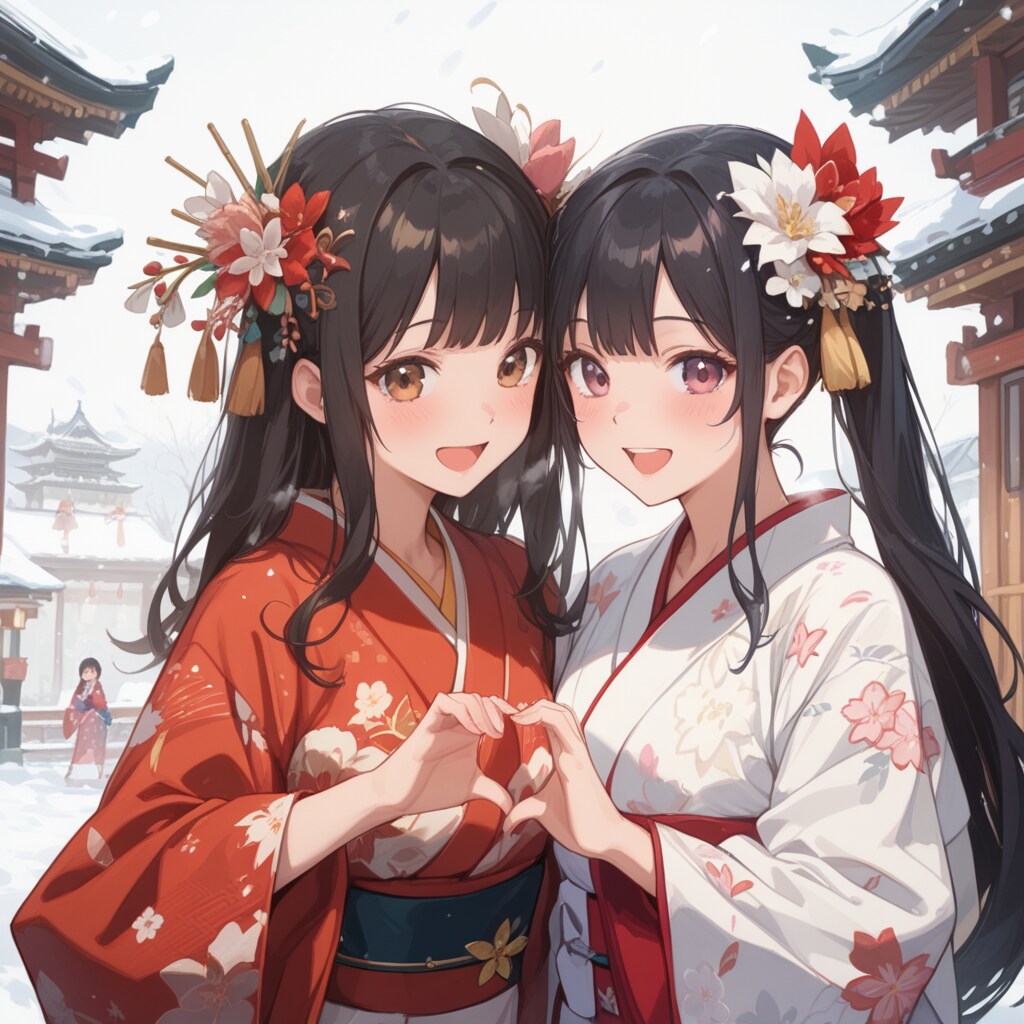 赤と白
