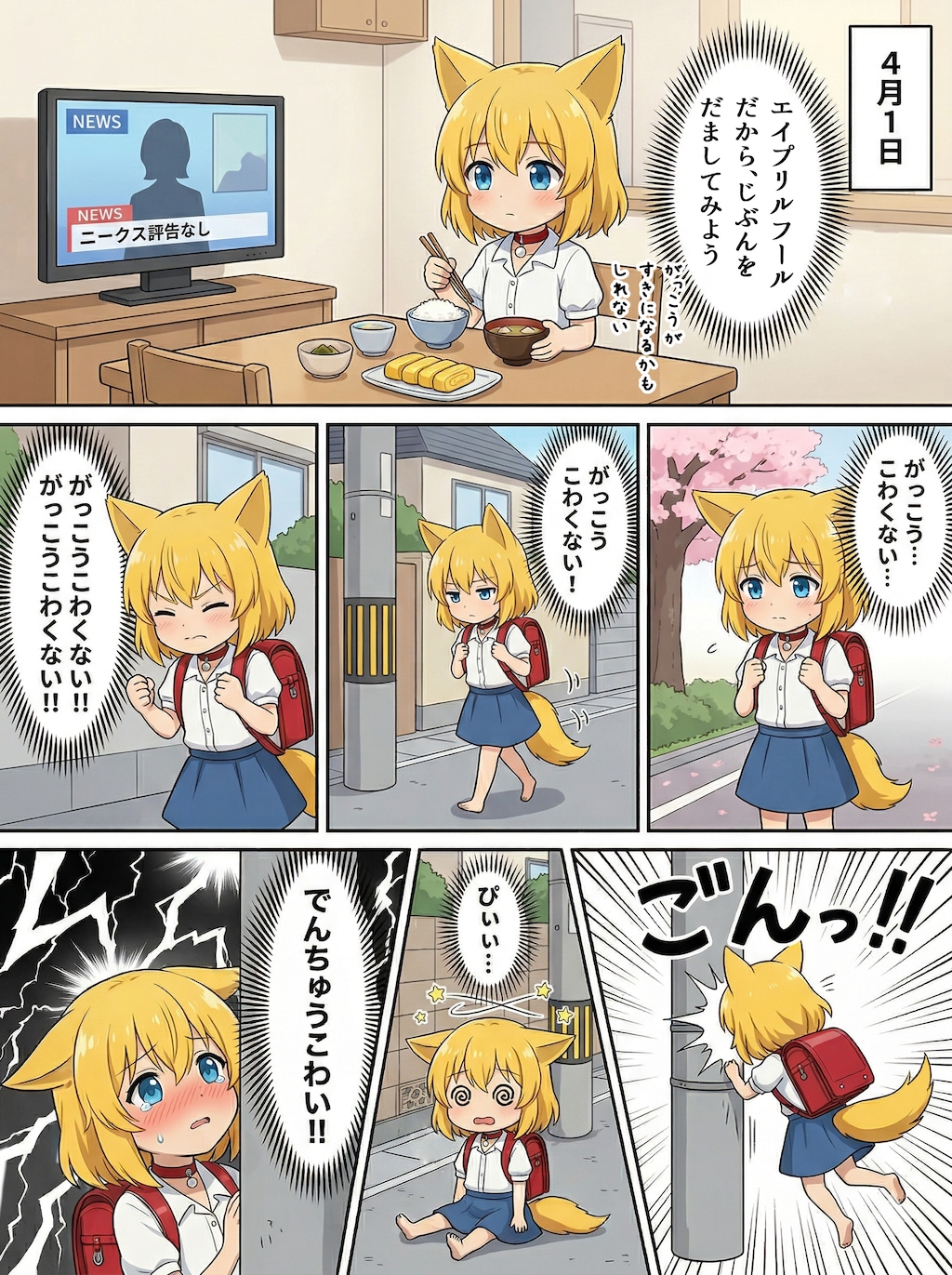 自らに身の丈以上の暗示をかけようとするキツネ