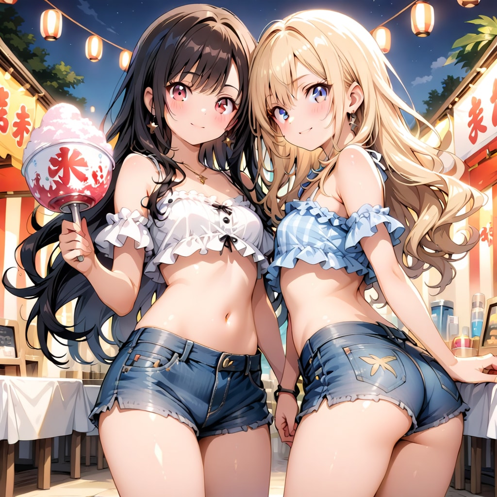 夏祭りちちぷいコンビ！
