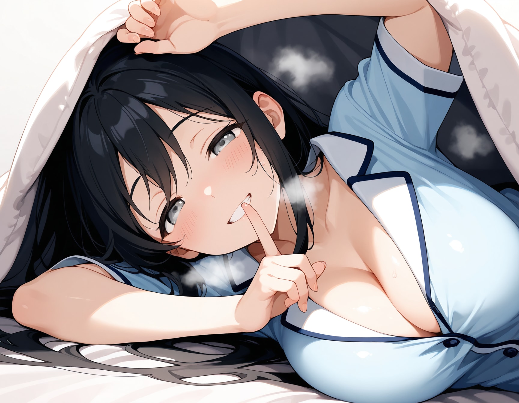 しー！起きちゃうから