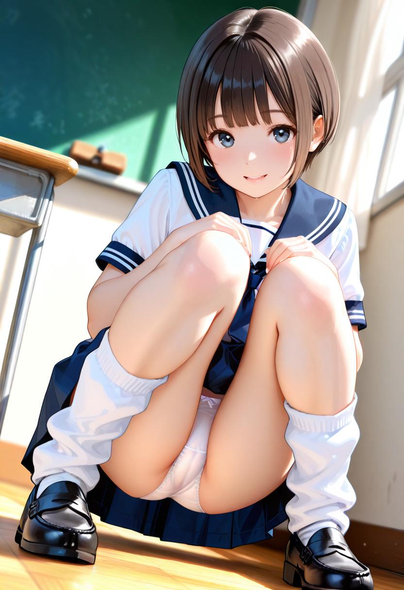 しゃがみパンツ その2