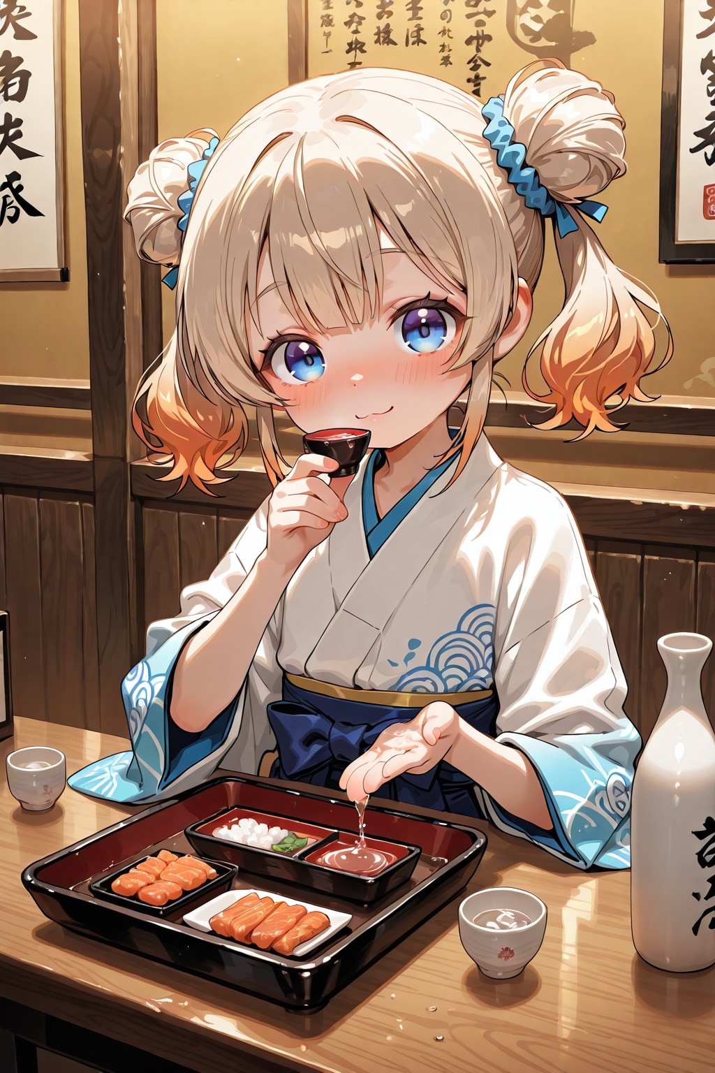 居酒屋にて