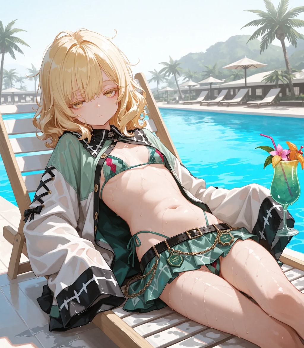 リゾートプールのつもり