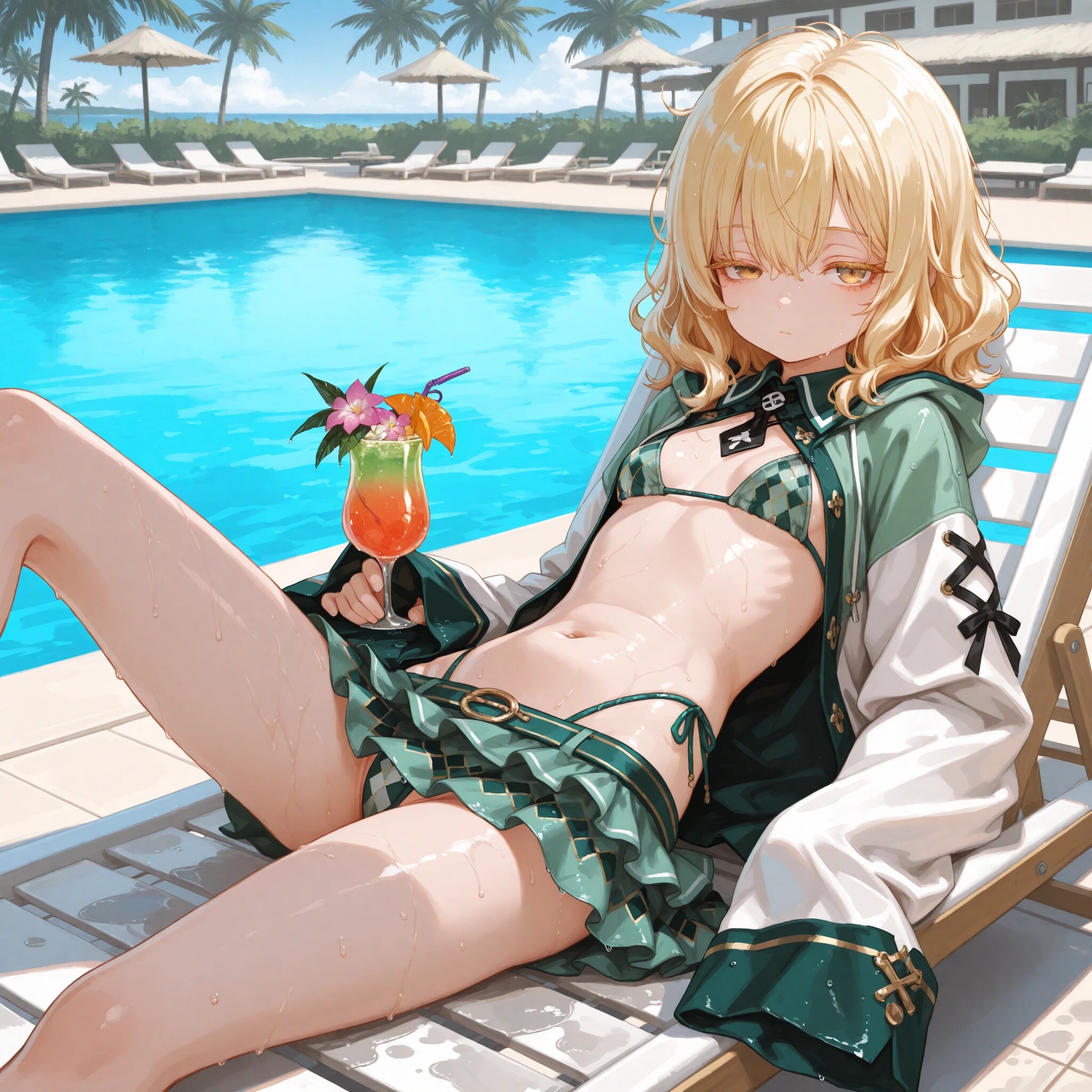 リゾートプールのつもり