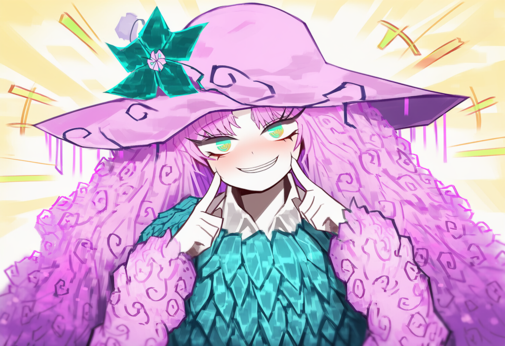 ロボトミー　アルリウネ　自分の頬をつく