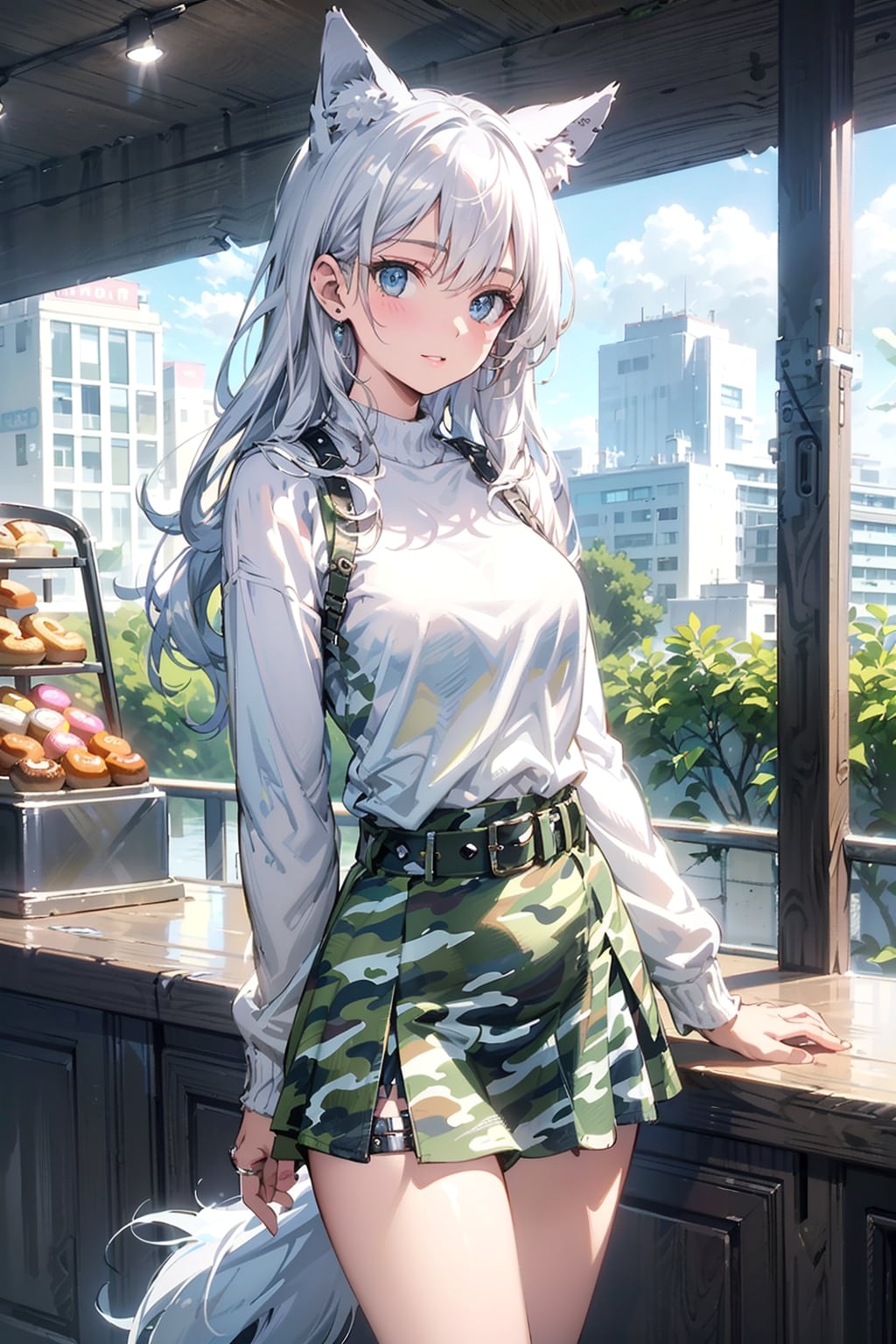 ドーナツショップで休憩だよ🍩