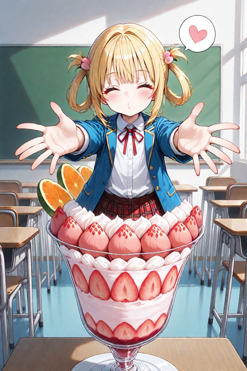 パフェの妖精 | の人気AIイラスト・グラビア