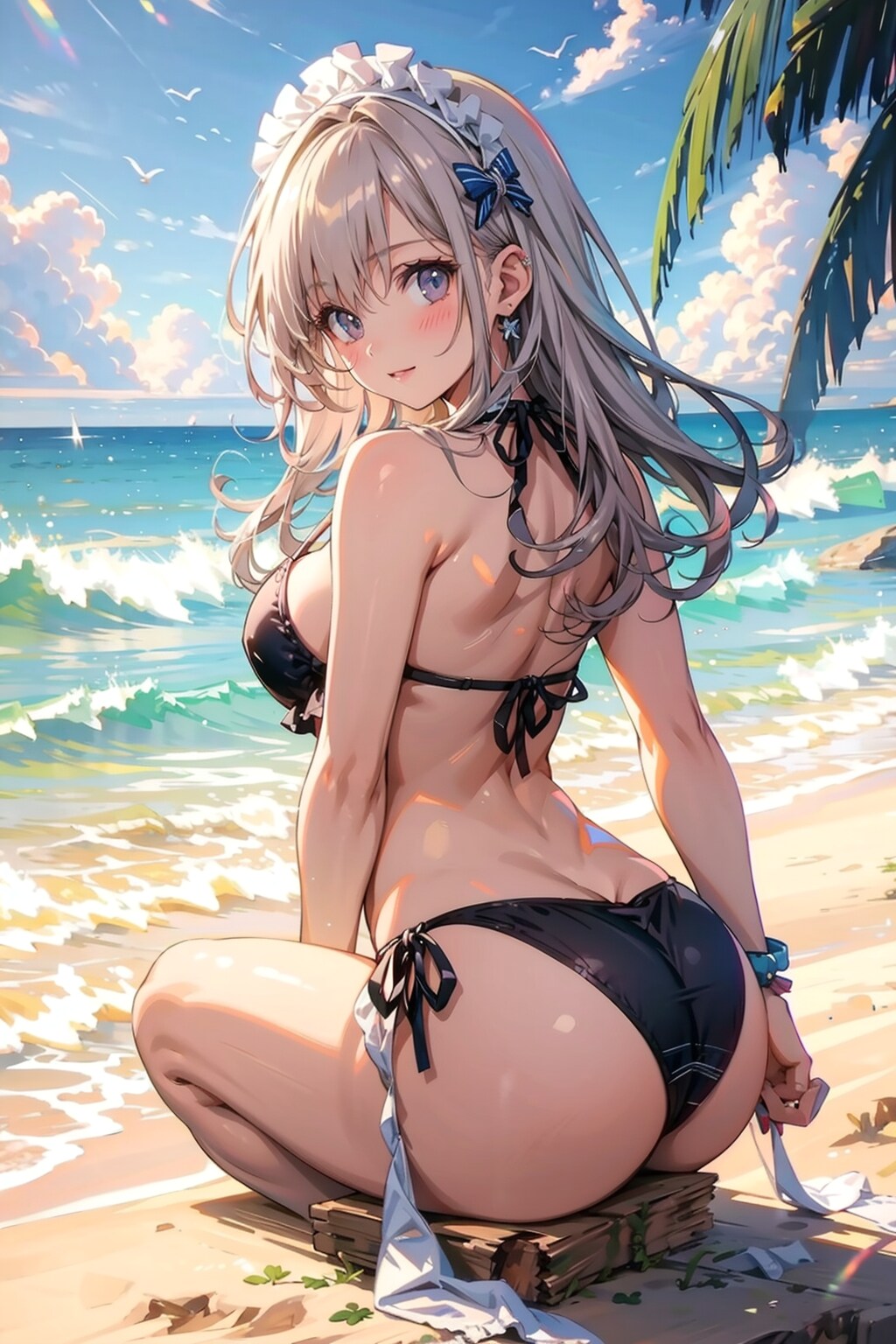 お尻の大きな女の子
