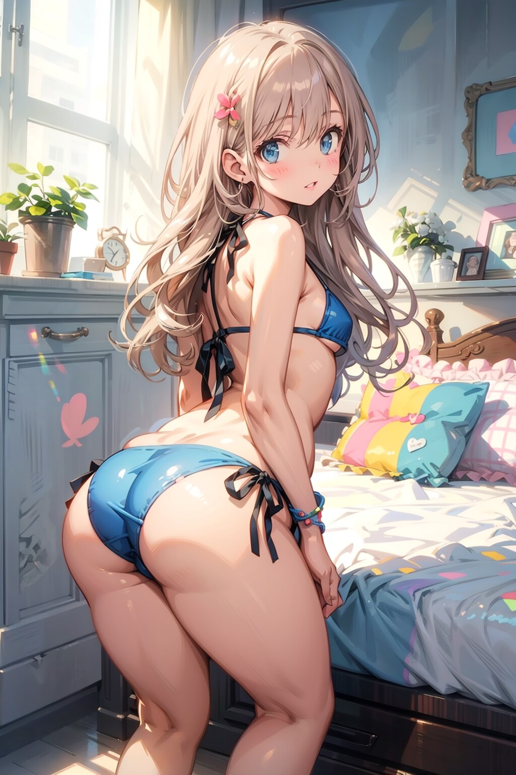 お尻の大きな女の子