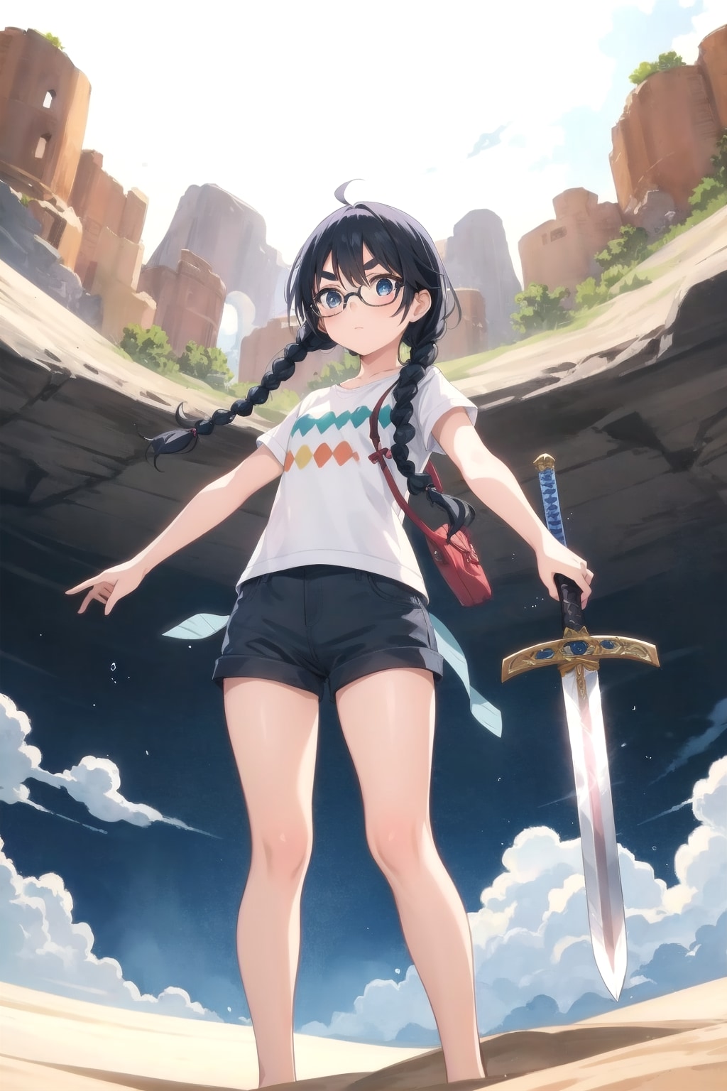 戦刃いのり ー戦刃『砂』ー 砂漠に降り立つ