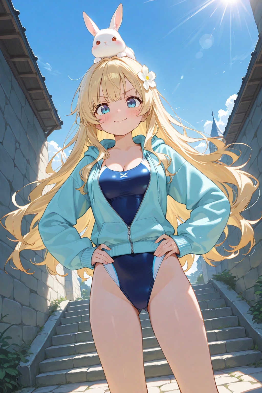 競泳水着の姫様