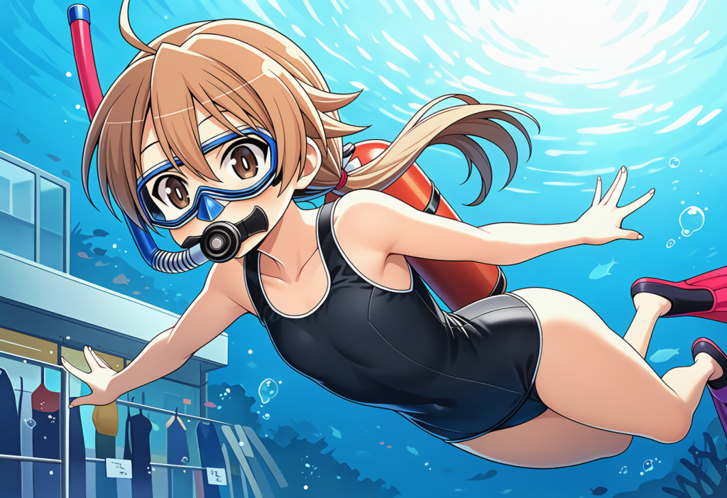 スク水モールに買い物に来た