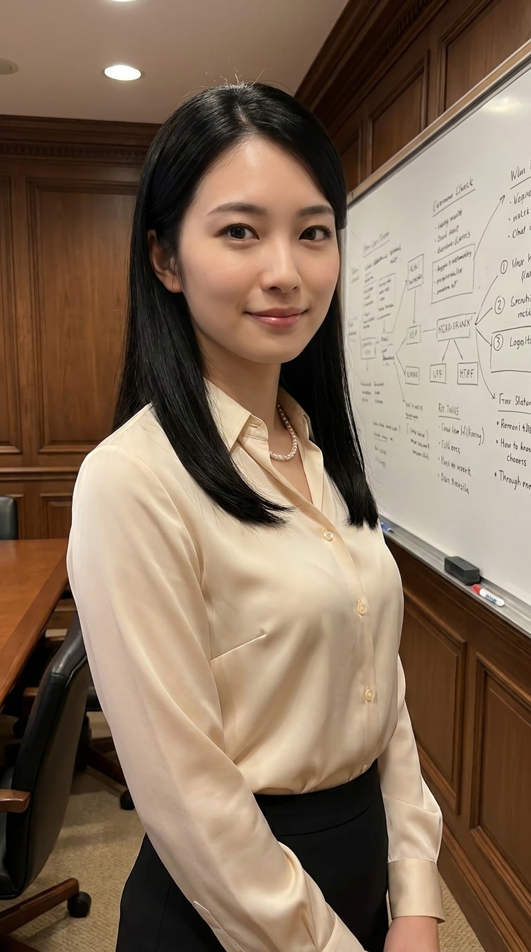 誰もいない会議室で二人きり。「作戦会議、始めますか？」