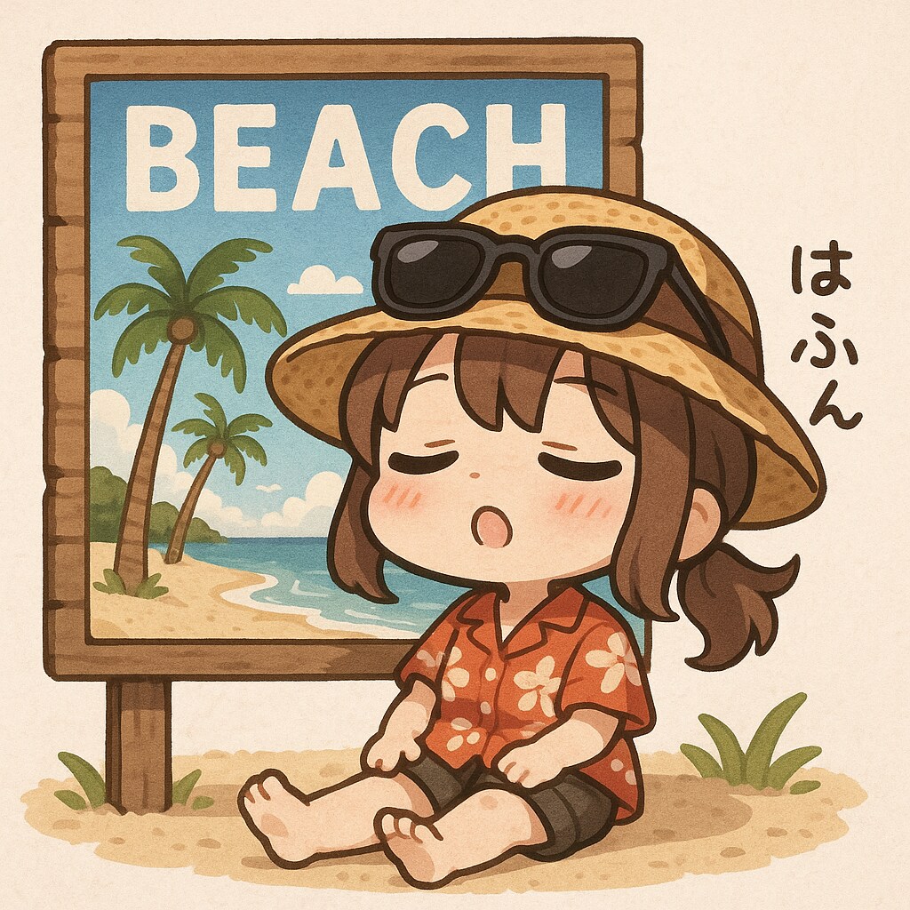 気分だけ🏝️