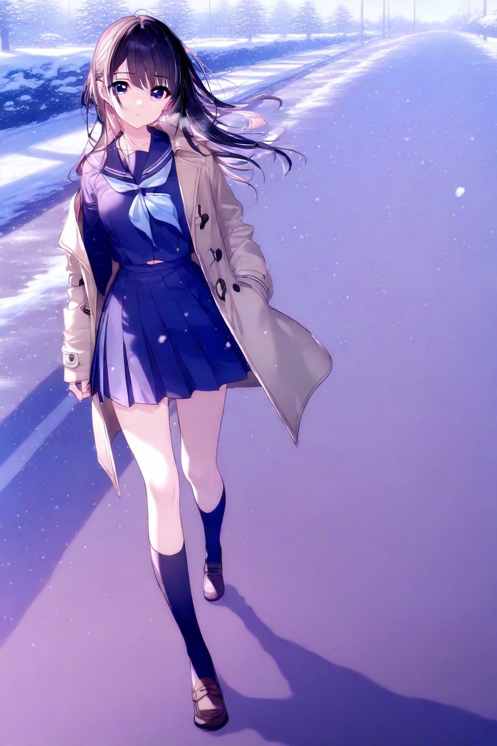 こんな日は、学校に行きたくない...。 | の人気AIイラスト・グラビア