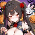 チャイナドレスでハロウィン 2枚目