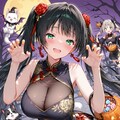 チャイナドレスでハロウィン 3枚目