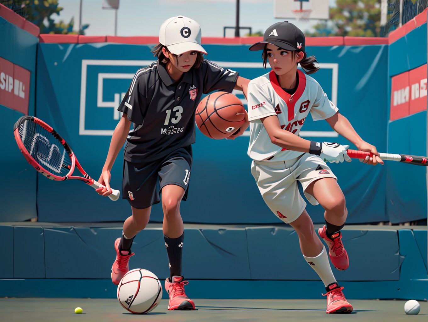 ごちゃまぜ競技 | の人気AIイラスト・グラビア