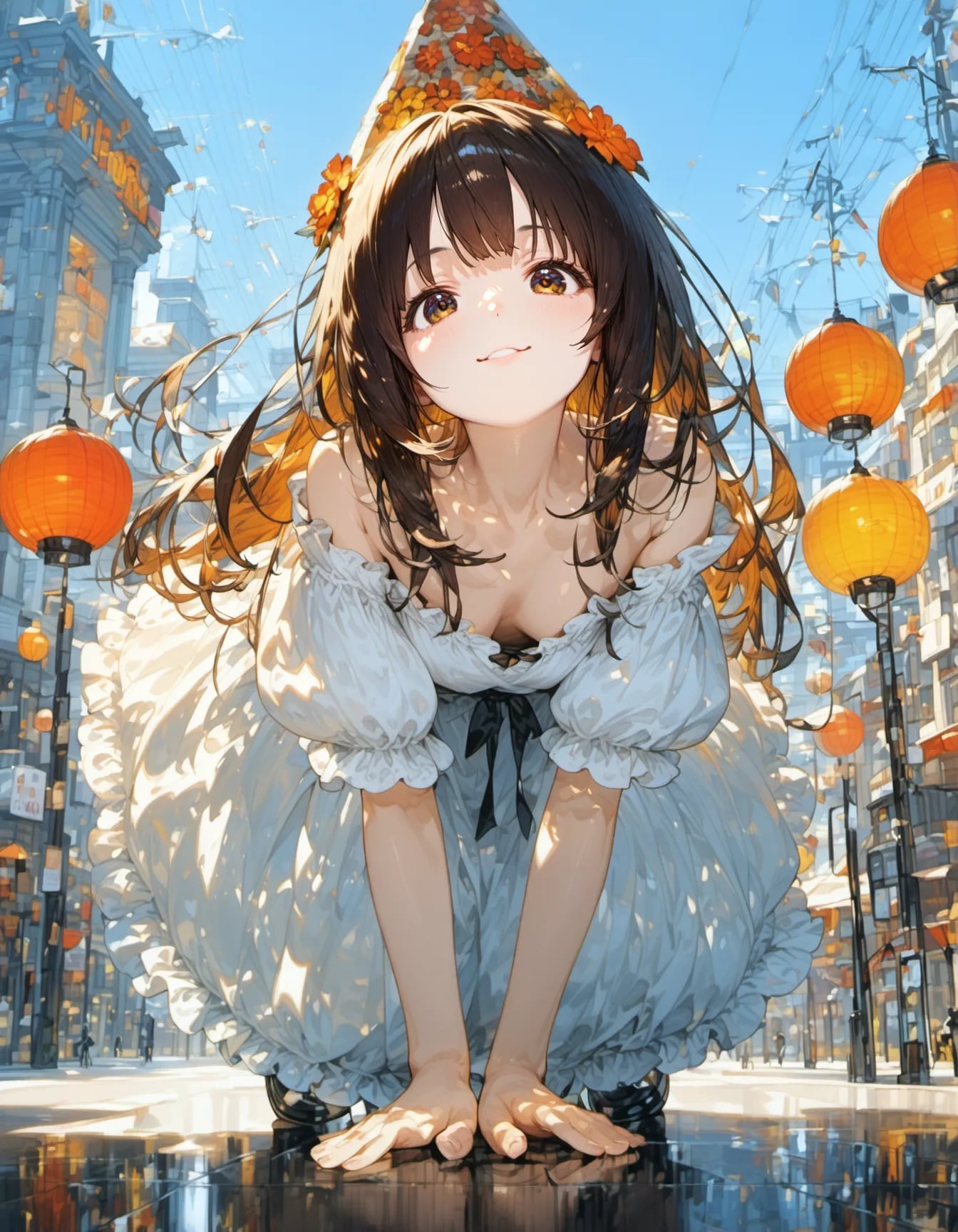 Lantern Light Ruffles | の人気AIイラスト・グラビア