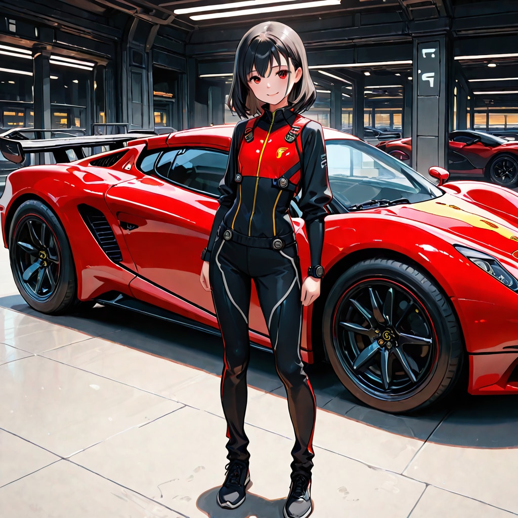 フェラーリな彼女 | の人気AIイラスト・グラビア