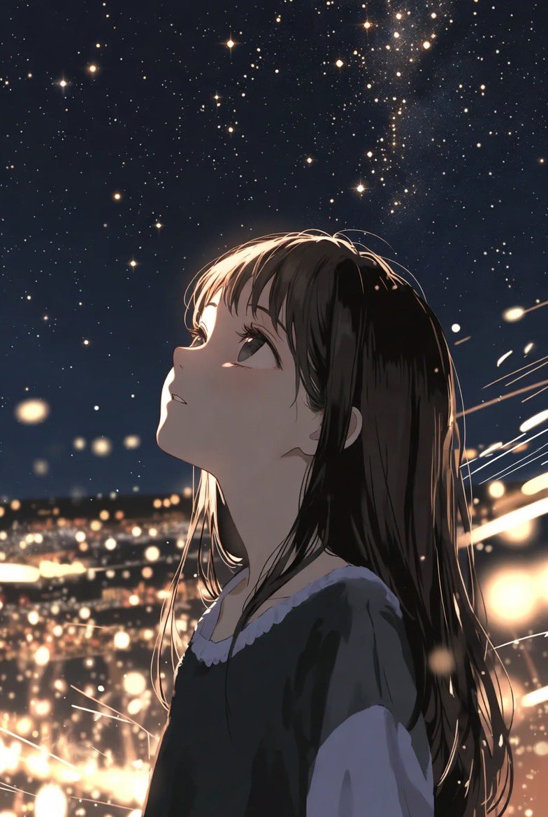 星を見る