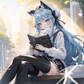 外で読書を・・・ 10枚目