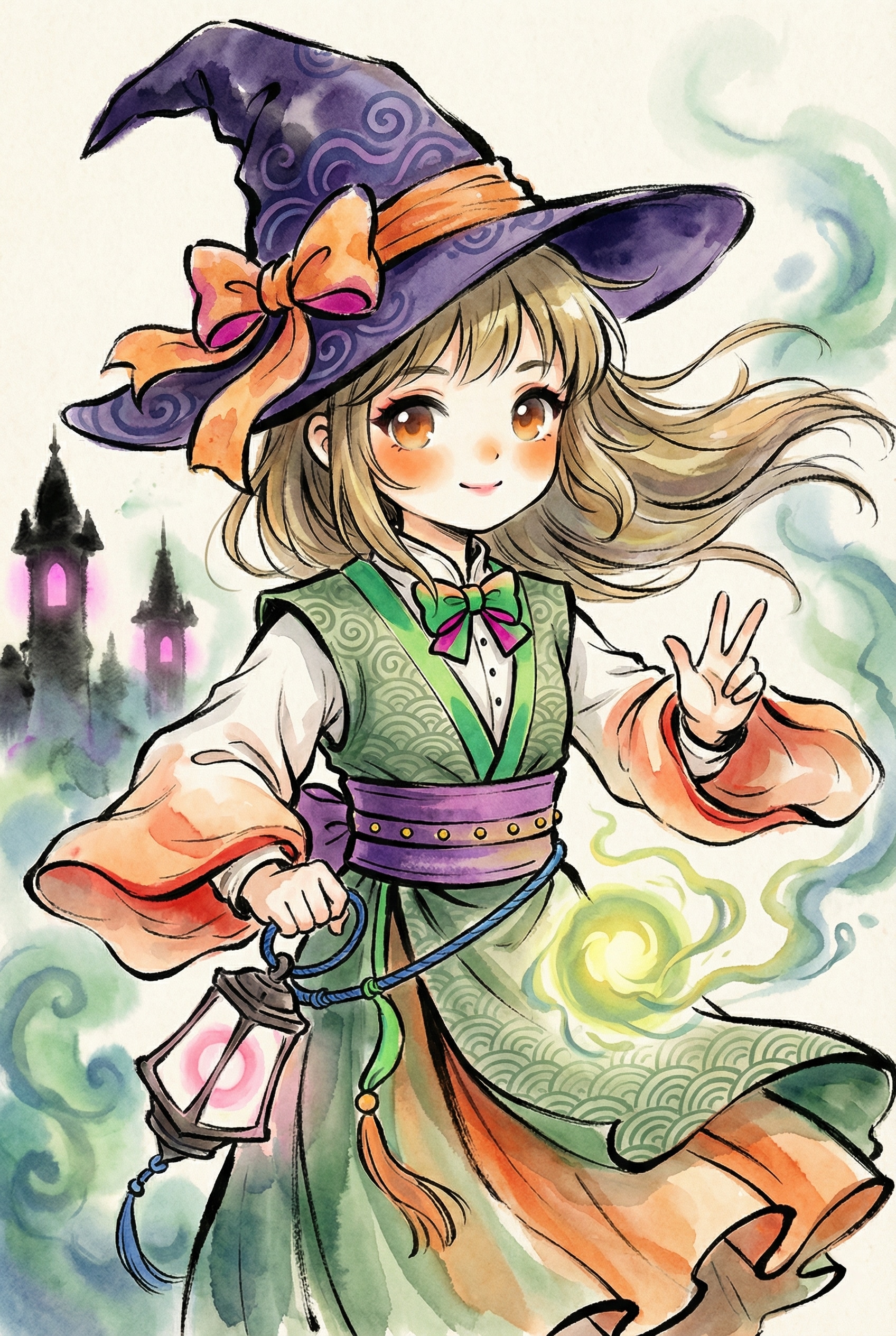 魔塔の緑炎魔女 | の人気AIイラスト・グラビア