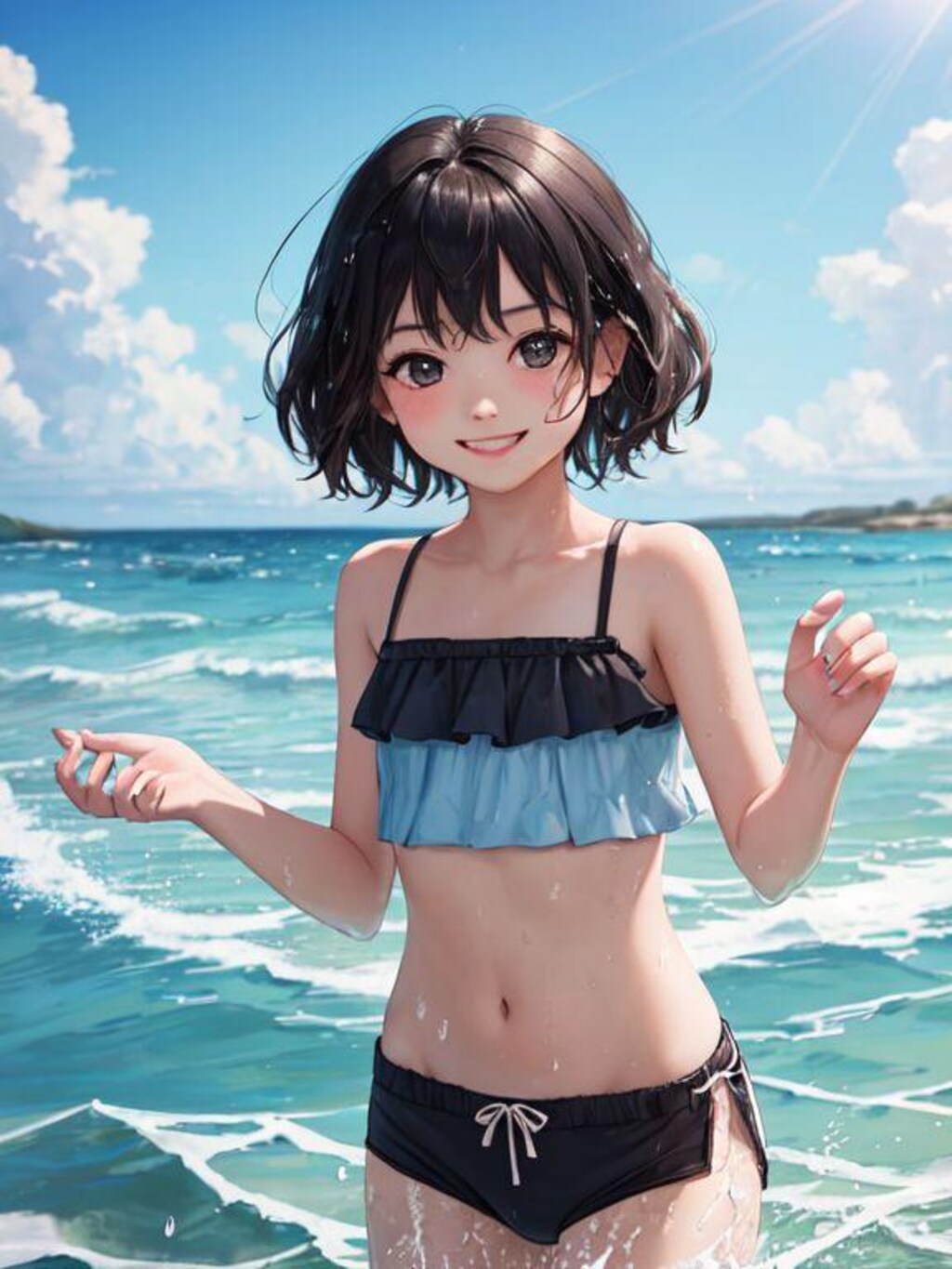 成長記録【8才〜19才】水着少女