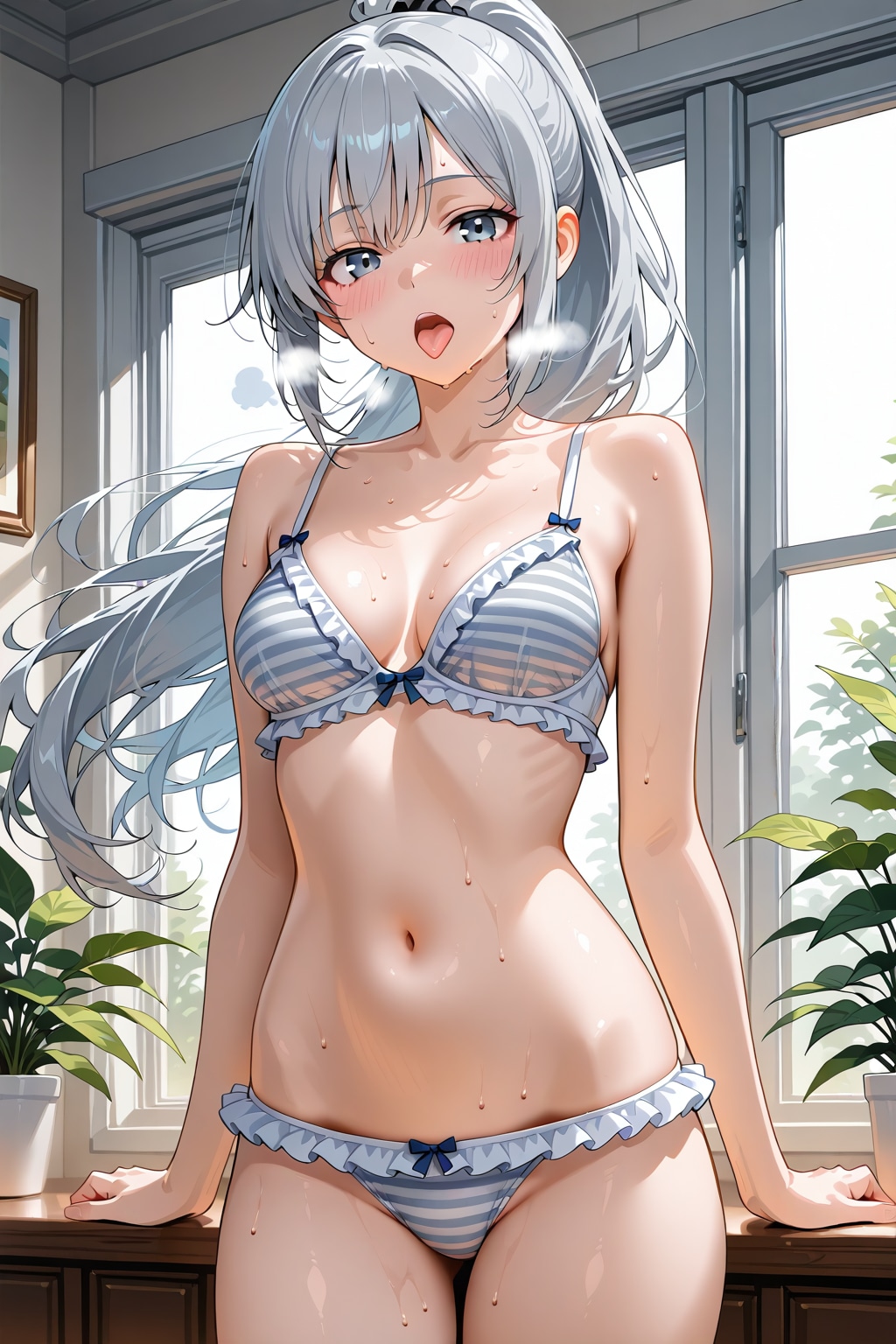 GHOSTちゃんが構ってほしくてこっちを見ている……