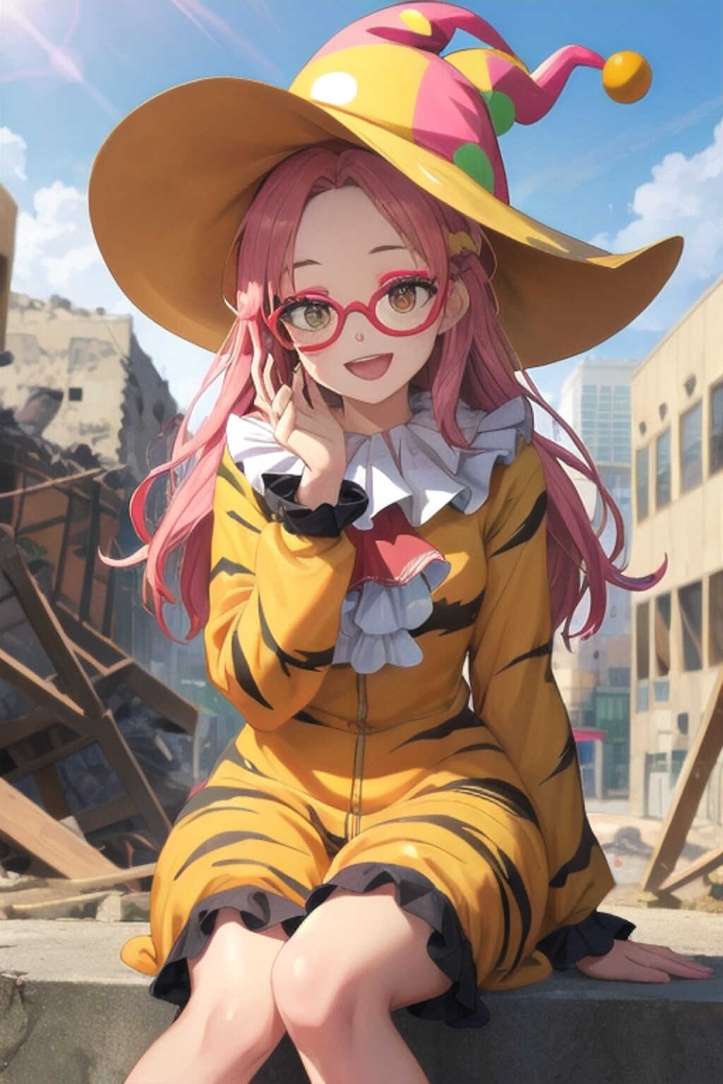 虎縞メガネちゃん