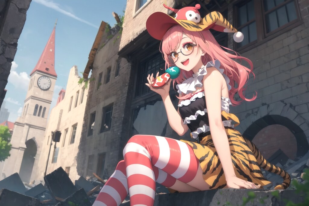 虎縞メガネちゃん