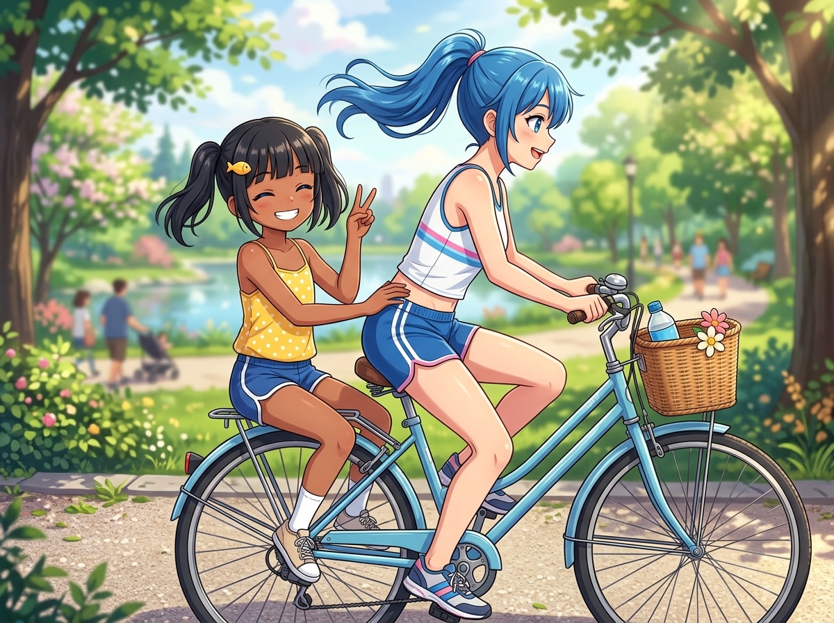 こなつちゃんと 青ぽにちゃん | の人気AIイラスト・グラビア