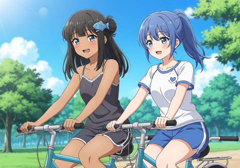 こなつちゃんと 青ぽにちゃん