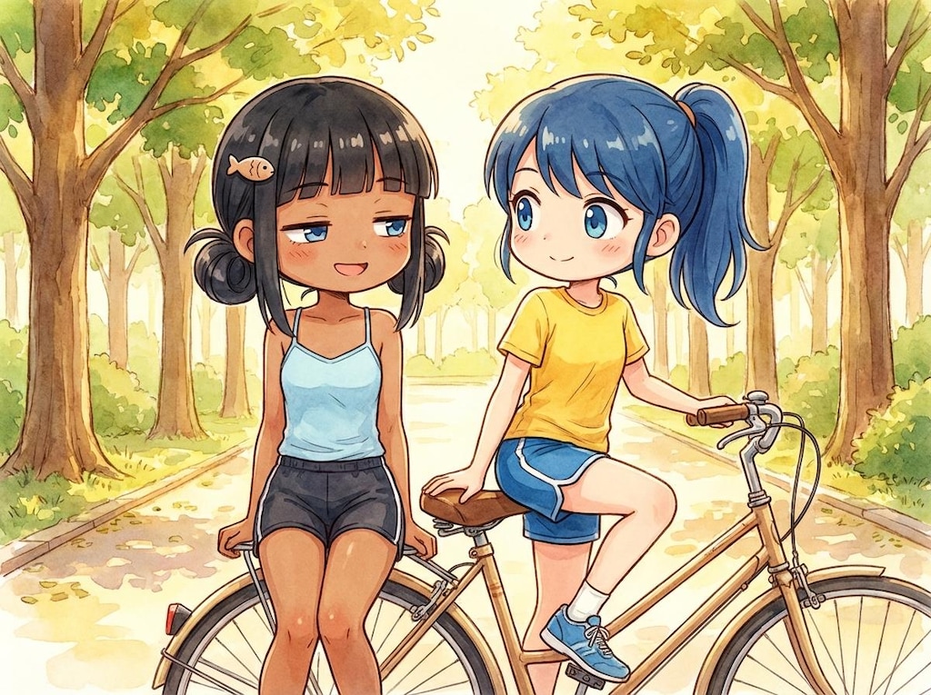 こなつちゃんと 青ぽにちゃん