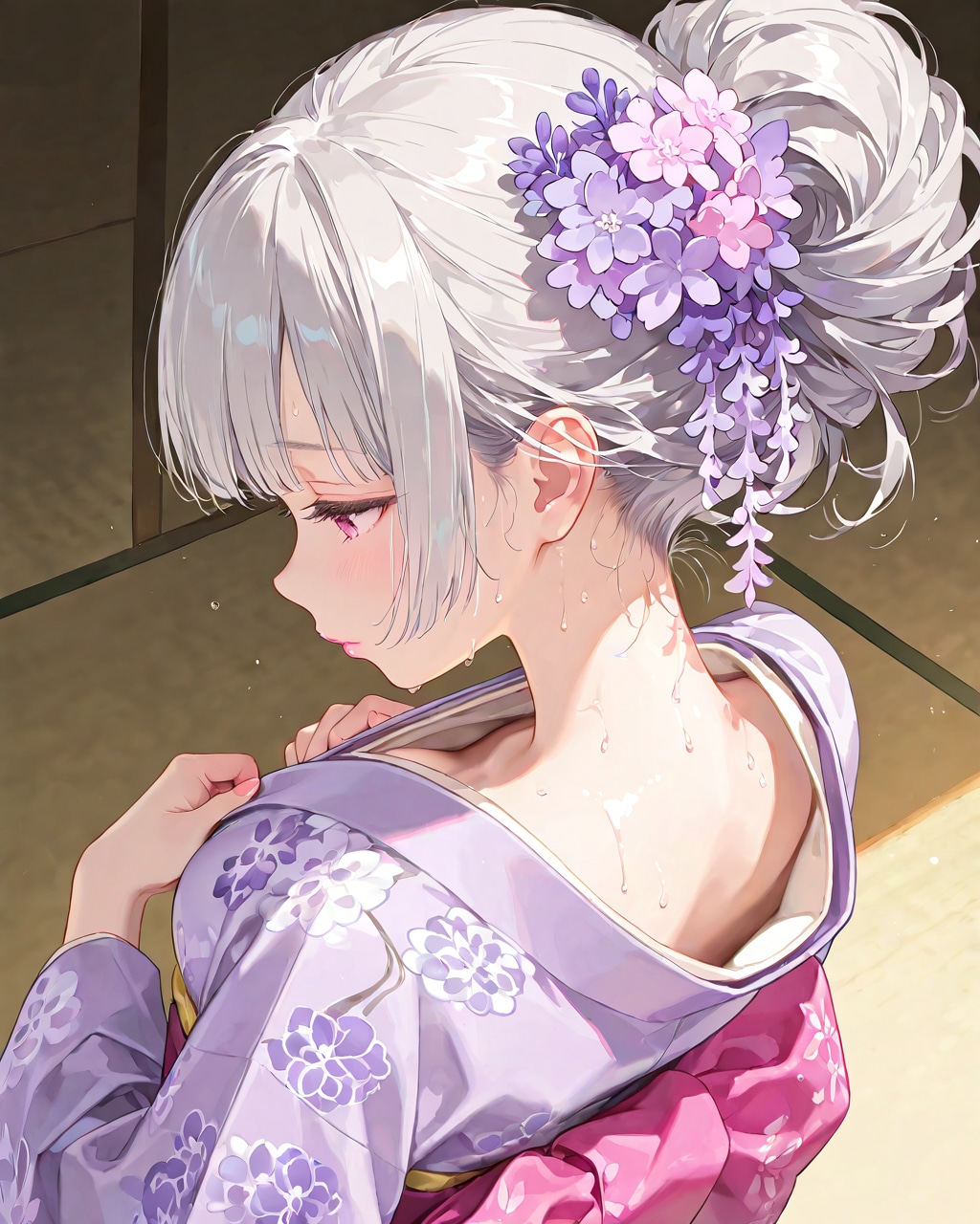 うなじとあせと