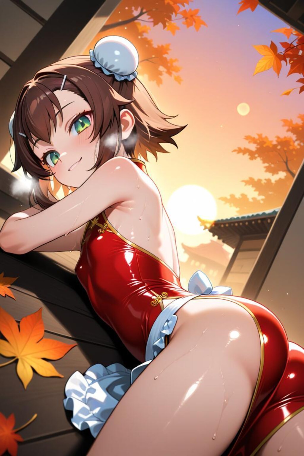 バカとテストと召喚獣　木下秀吉　チャイナドレス赤