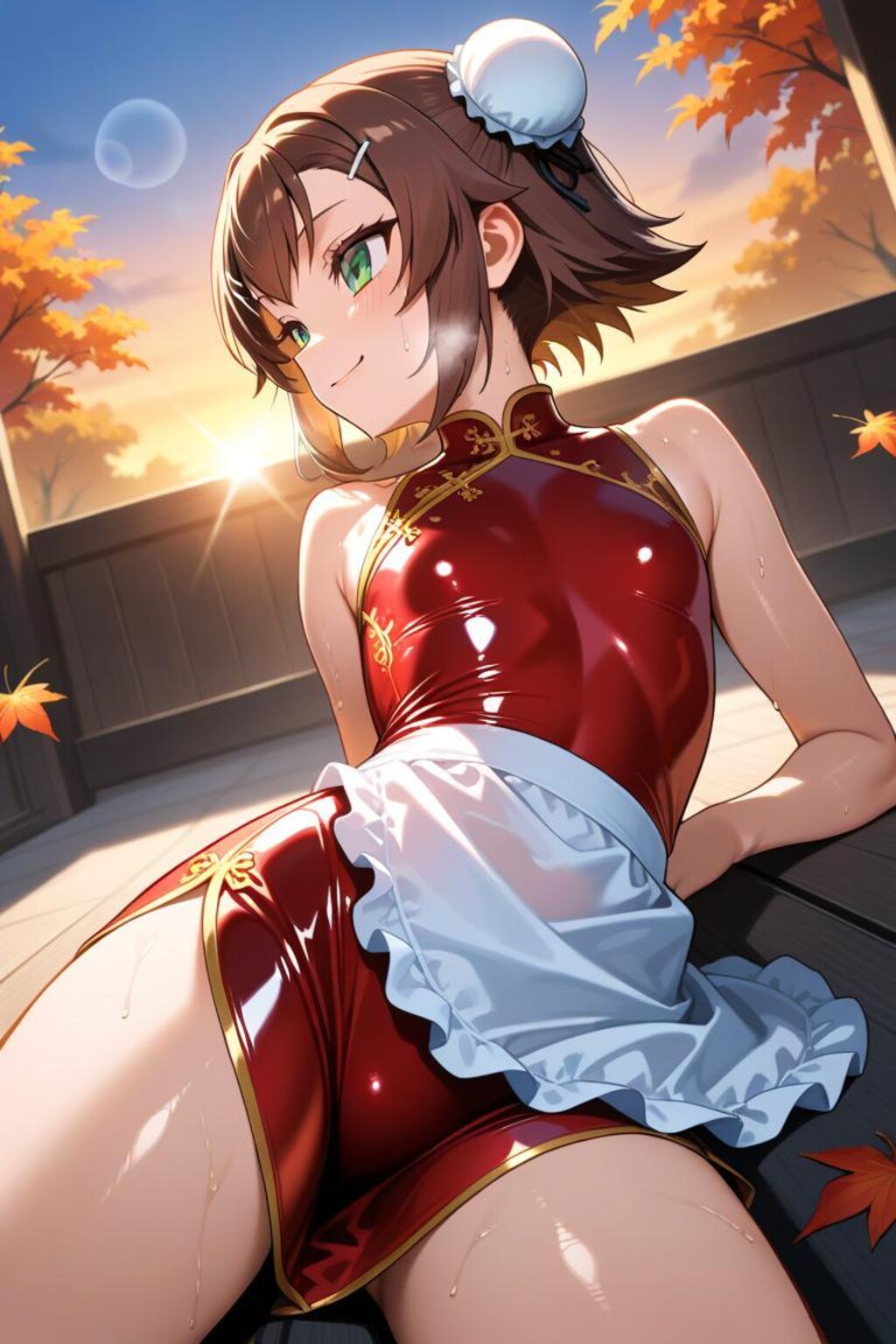 バカとテストと召喚獣　木下秀吉　チャイナドレス赤