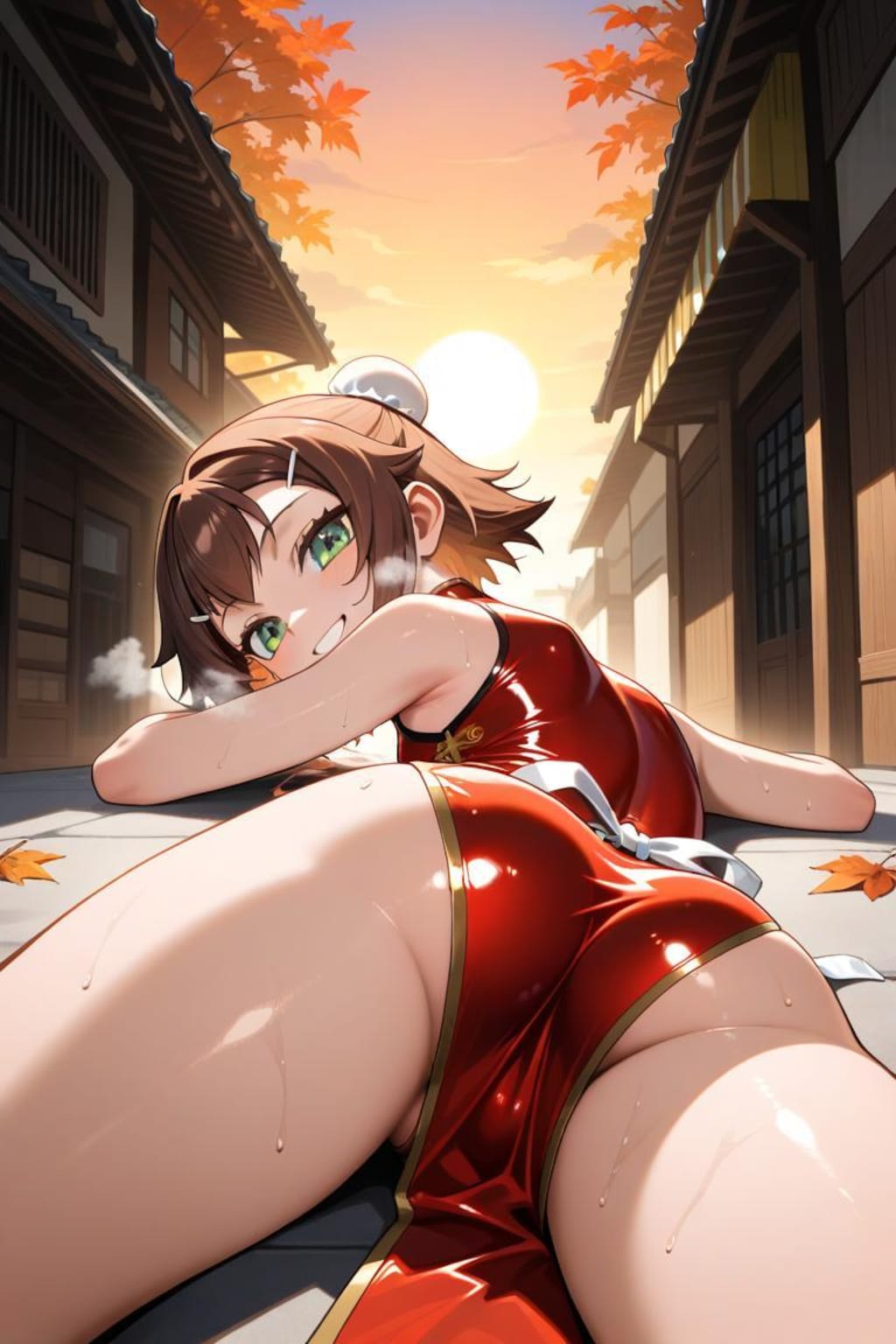 バカとテストと召喚獣　木下秀吉　チャイナドレス赤