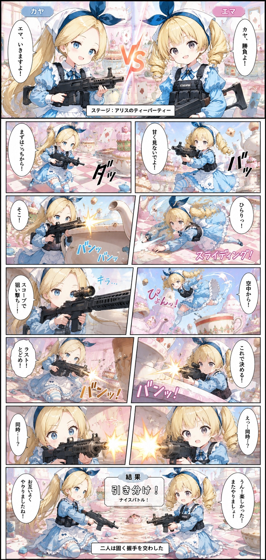 バトルの行方は？