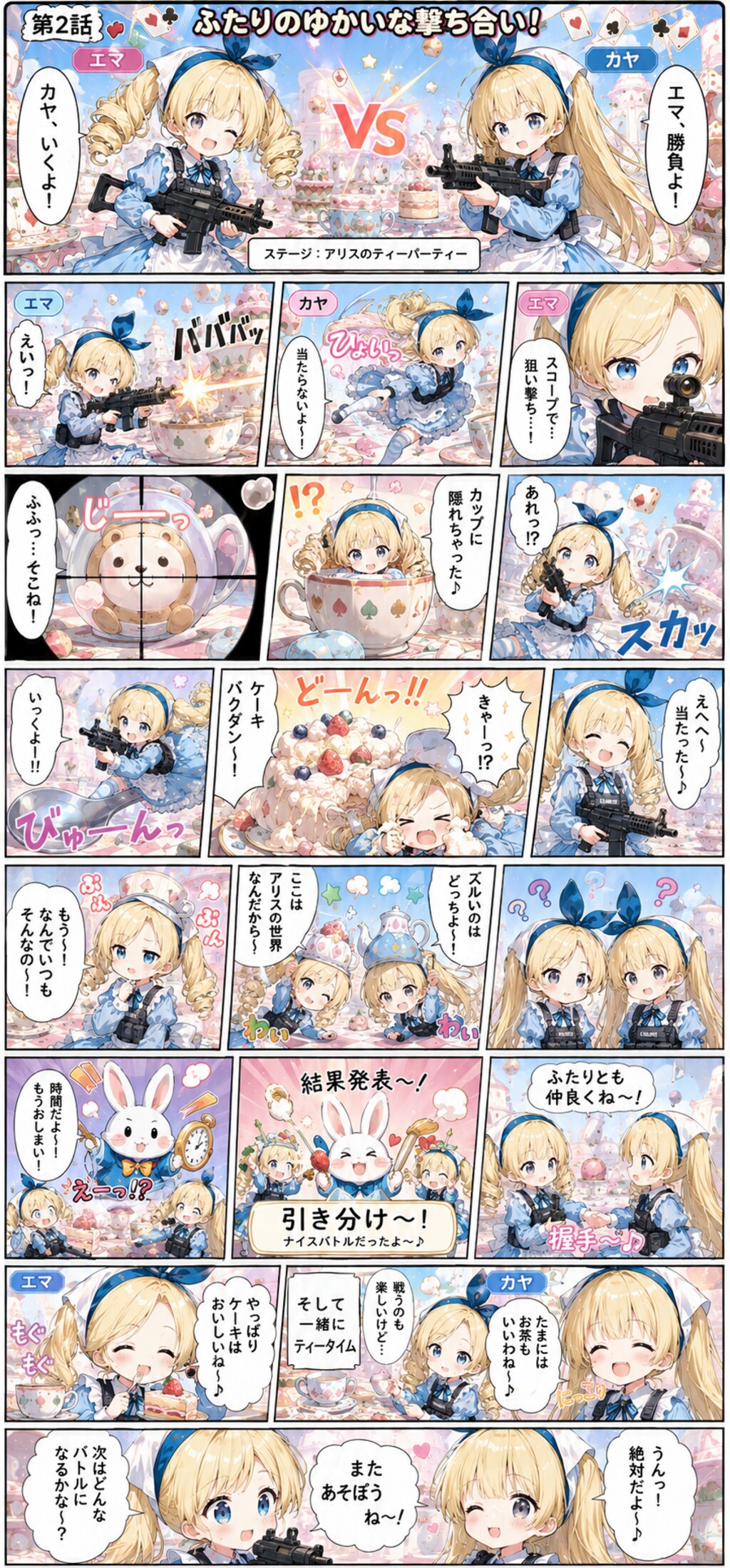 バトルの行方は？