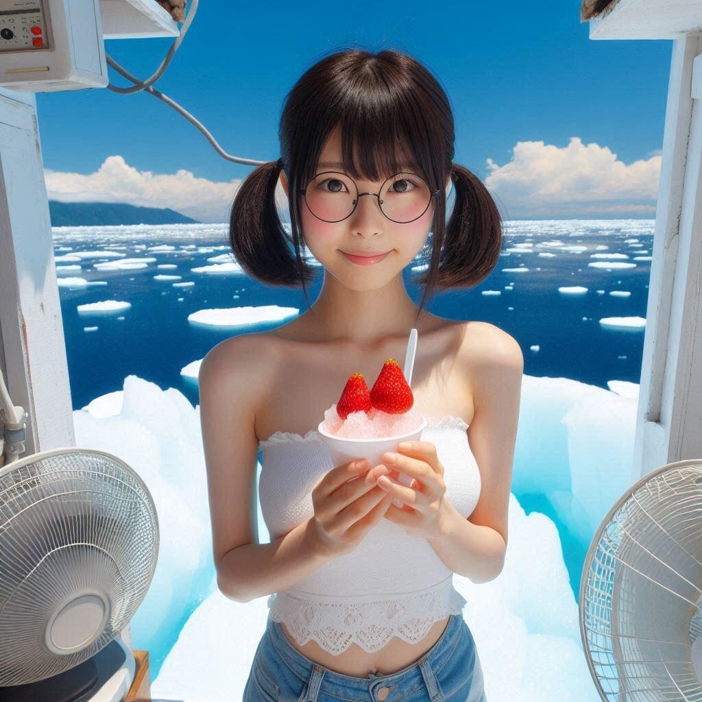 大氷山の小さな家