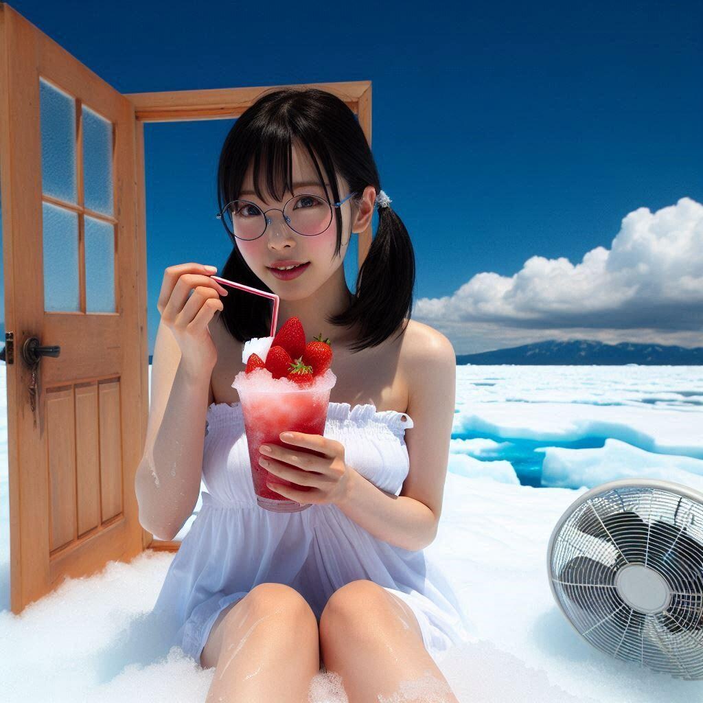 大氷山の小さな家