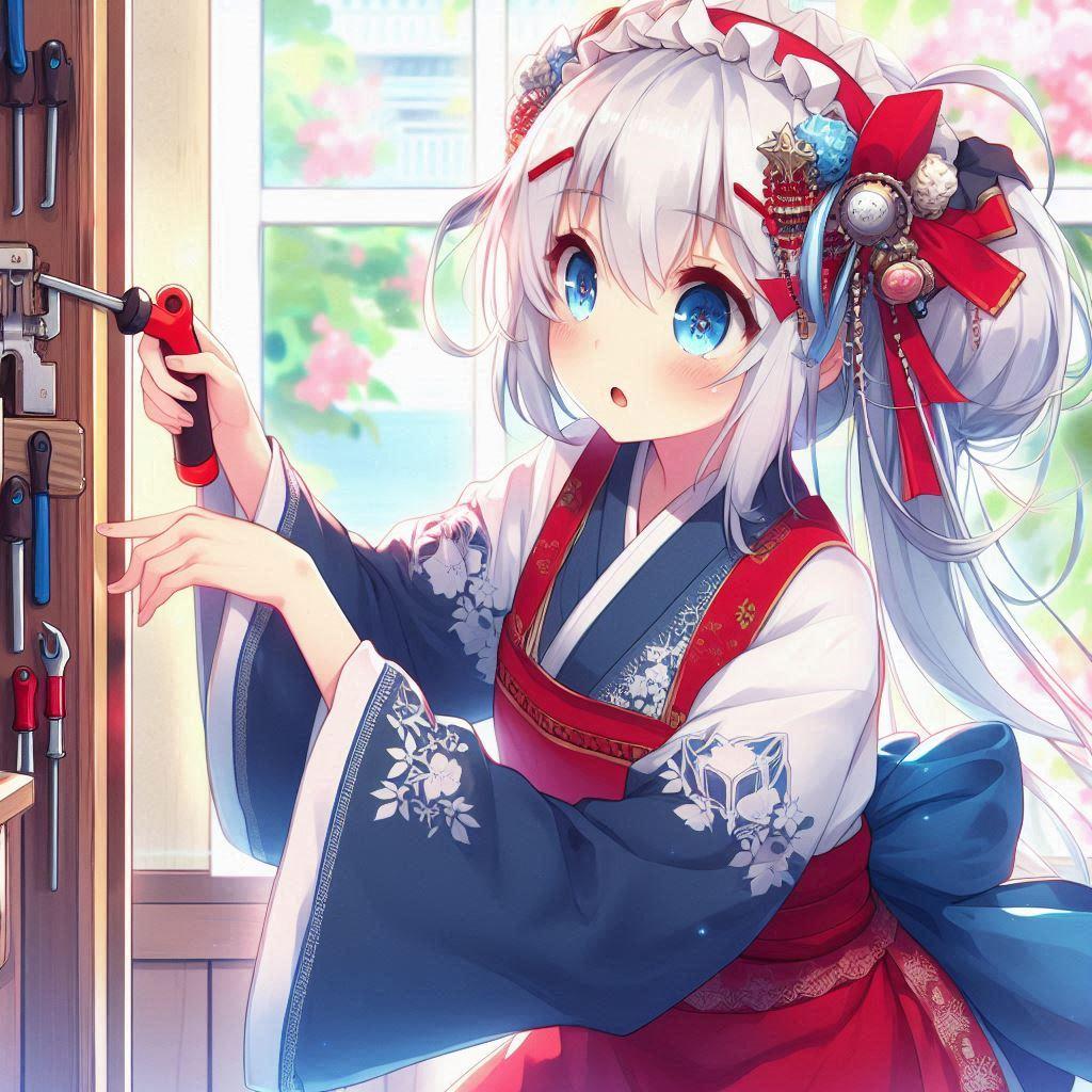 白髪の可愛い女の子【104】 | の人気AIイラスト・グラビア