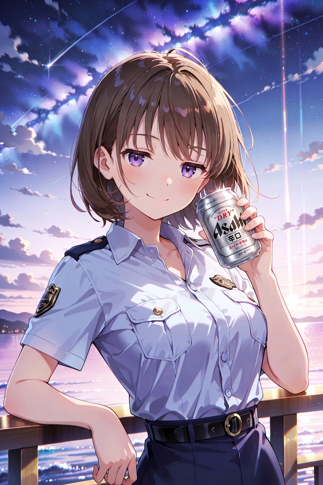 ジト目婦警さんとビール ～乾さつきのドライな日常～ Z601
