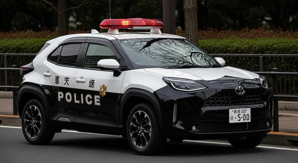 ヤリスクロスパトロールカー