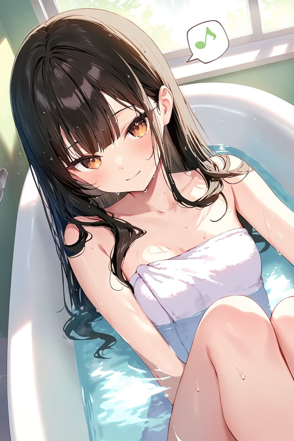 入浴中〜♪