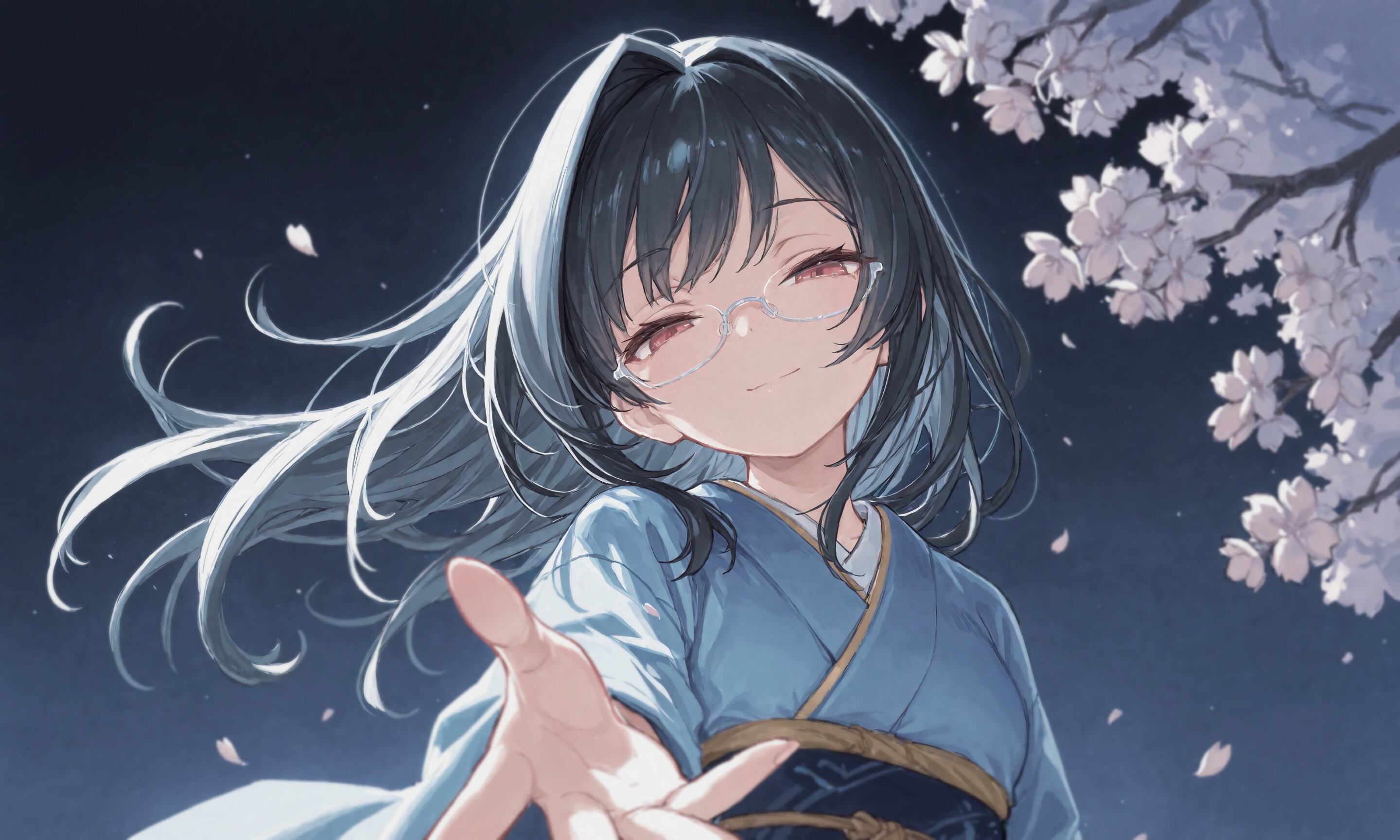 夜桜