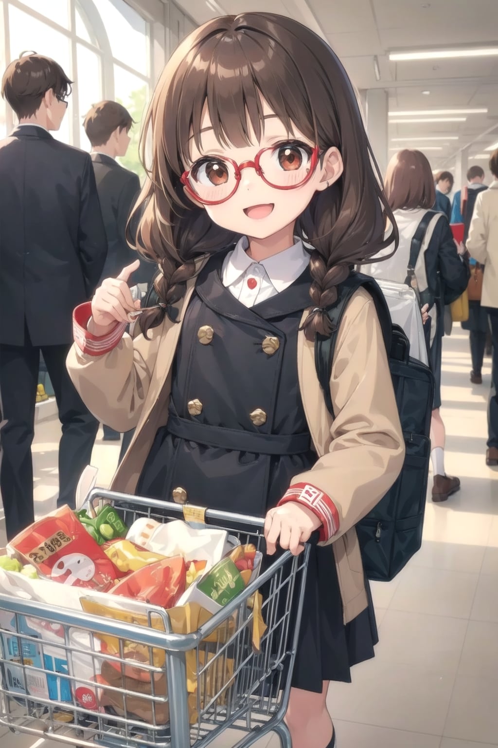 買い物中です！
